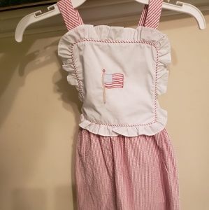 Size 5 Little English American Flag Dress